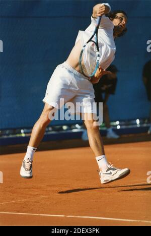 Spanish tennis player Carlos Moya, 1998 Stock Photo