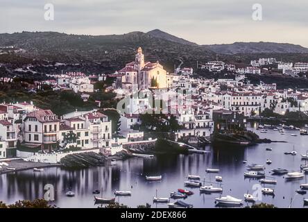 Cadaqués, Spanish municipality in the Alto Ampurdán region in the province of Gerona, Catalonia, Spain, Europe Stock Photo