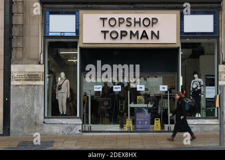 Topshop Topman Store in Edinburgh Stock Photo