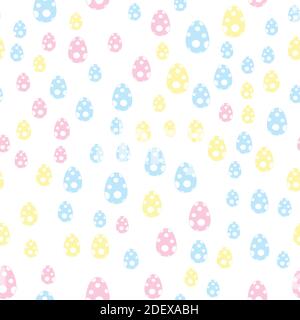 Fun Graphic Easter Egg Pattern Stock Vector