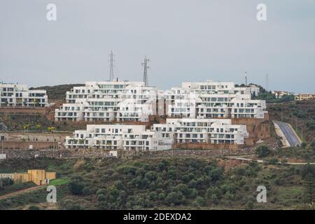 Residential apartment complex, La cala de Mijas, Southern Spain. Stock Photo