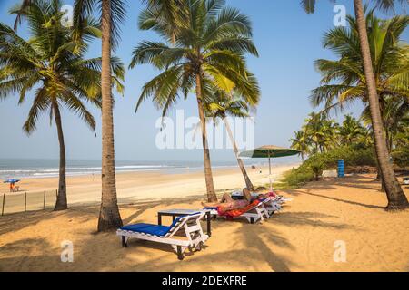 India, Goa, Colva beach Stock Photo