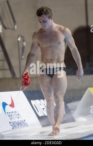 Jack Laugher, British diver, at the European Diving Championships 2016, London, UK Stock Photo
