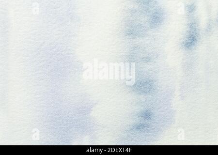 Abstract art background light blue and white colors. Watercolor painting on canvas with soft denim gradient. Fragment of artwork on paper with cloud p Stock Photo