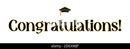 Graduation Celebration university students background Stock Photo