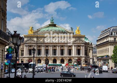 Palais Garnier, The Paris Opera, 9th Arrondissement, Paris, Ile-de-France, France Stock Photo