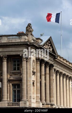 Hotel de la Marine, Place de la Concorde, 8th Arrondissement, Paris, Ile-de-France, France Stock Photo