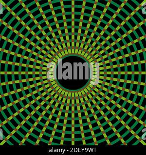 abstract concentric lines vector background Stock Vector