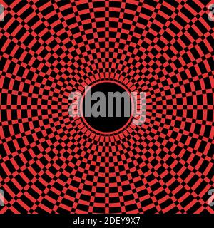 abstract concentric lines vector background Stock Vector