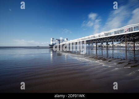 The Grand Pier. Weston-super-Mare, Somerset, UK. Stock Photo