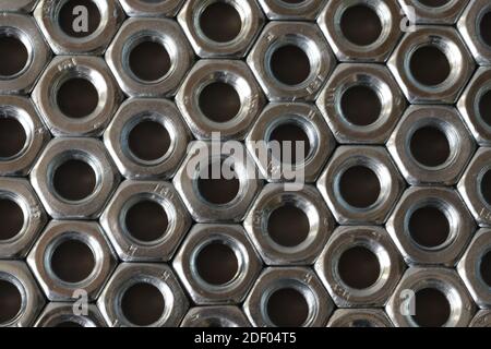 pattern of nuts Stock Photo