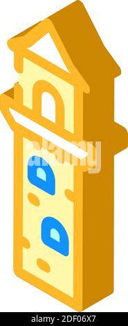 lookout tower icon color illustration Stock Vector Image & Art - Alamy