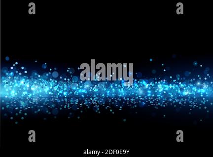 Holiday Abstract shiny color blue design element Stock Vector
