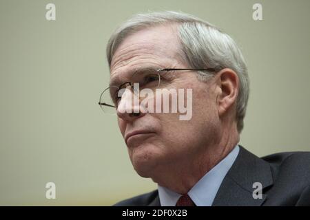 Stephen J. Hadley, Former National Security Advisor, along with Richard Haass Ph.D., President of the Council on Foreign Relations and Avril Haines, Former Deputy National Security Advisor and Former Deputy Director of the Central Intelligence Agency, testifies before the U.S. House Committee on Foreign Relations at the United States Capitol in Washington D.C., U.S., on Tuesday, January 14, 2020, following a U.S., drone strike that killed Iranian military leader Qasem Soleimani on January 3, 2020. United States Secretary of State Mike Pompeo, who was supposed to be the key witness appearing be Stock Photo