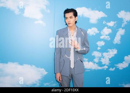 Chinese-Canadian actor, singer, and model Kris Wu or Wu Yifan attends Louis  Vuitton promotional event in Shanghai, China, 10 January 2020 Stock Photo -  Alamy