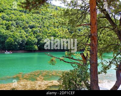 borabay lake in amasya turkey green lake and trees stock photo alamy