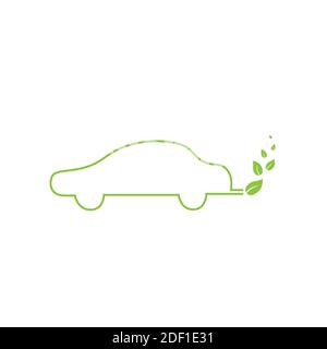 Electric car icon Stock Vector