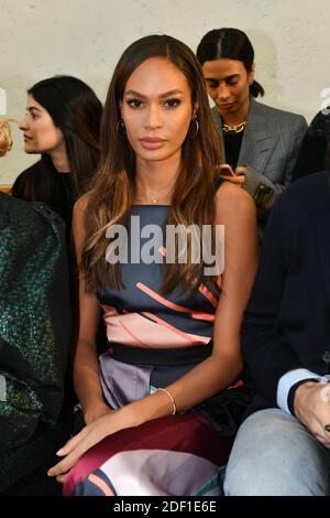 Joan Smalls attends the Elie Saab Haute Couture Spring/Summer 2020 show ...