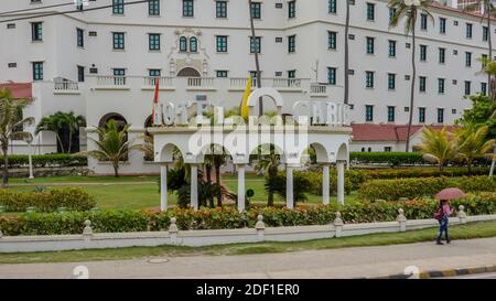 Cartagena/Columbia-11/5/19: The Hotel Caribe, a Caribbean hotel in the city of Cartagena, Colombia. Stock Photo