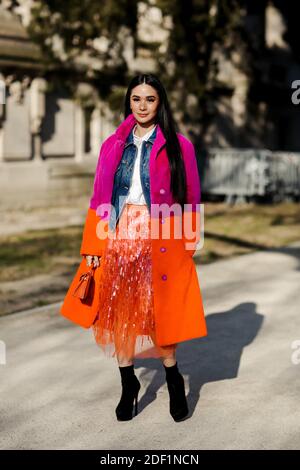 Paris, France. February 28, 2023, Heart Evangelista attends of the Dior  show during Paris Fashion Week Womenswear Fall/Winter 2023-2024 on February  28, 2023 in Paris, France. (Photo by Lyvans Boolaky/ÙPtertainment/Sipa USA  Stock