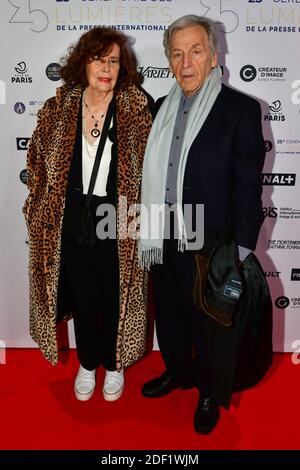 Constantin Costa-Gavras and his wife Michèle Ray-Gavras attending the 25th annual Ceremony of Lights held at the Olympia in Paris, France on January 27, 2019. Photo by Laurent Zabulon/ABACAPRESS.COM Stock Photo