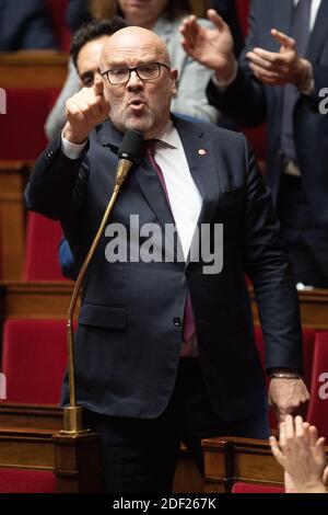 Deputy, Bruno Bonnell attends a session of 