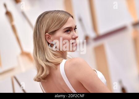 Léa Seydoux attends the 92nd Annual Academy Awards wearing