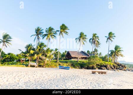 Serene beach in Pagudpud, Ilocos, Philippines Stock Photo