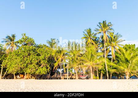 Serene beach in Pagudpud, Ilocos, Philippines Stock Photo