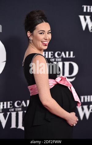 Cara Gee attends the Premiere of 20th Century Studios' 'The Call of the Wild' at El Capitan Theatre on February 13, 2020 in Los Angeles, CA, USA. Photo by Lionel Hahn/ABACAPRESS.COM Stock Photo