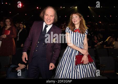 Philippe Katerine and Julie Depardieu attend the 35th Victoires de la Musique at la Seine Musicale on February 14 2020 in Boulogne-Billancourt, France. Photo by David Niviere/ABACAPRESS.COM Stock Photo