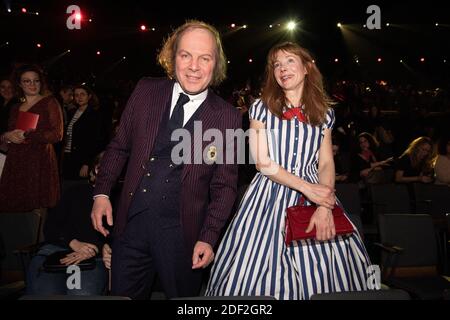 Philippe Katerine and Julie Depardieu attend the 35th Victoires de la Musique at la Seine Musicale on February 14 2020 in Boulogne-Billancourt, France. Photo by David Niviere/ABACAPRESS.COM Stock Photo