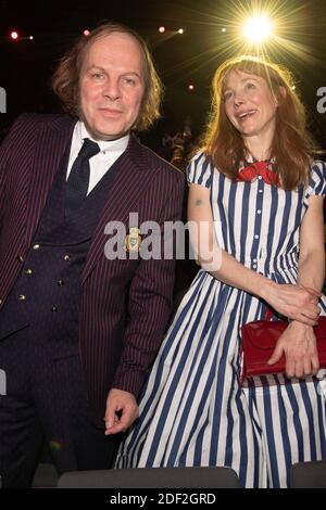 Philippe Katerine and Julie Depardieu attend the 35th Victoires de la Musique at la Seine Musicale on February 14 2020 in Boulogne-Billancourt, France. Photo by David Niviere/ABACAPRESS.COM Stock Photo