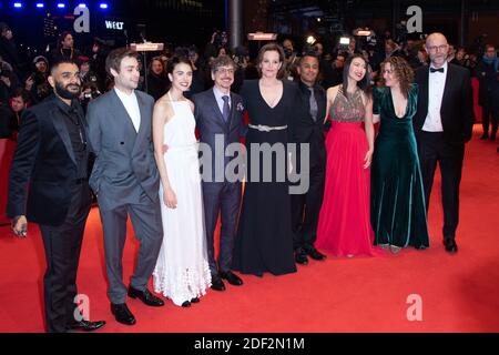 Carlo Chatrian (L), Executive Director of Berlinale Mariette Rissenbeek and cast members Hamza Haq, writer Joanna Rakoff, director Philippe Falardeau, Margaret Qualley, Yanic Truesdale, Xiao Sun, Sigourney Weaver and Douglas Booth attending the Opening Ceremony of the 70th Berlinale (Berlin International Film Festival) in Berlin, Germany on February 20, 2020. Photo by Aurore Marechal/ABACAPRESS.COM Stock Photo