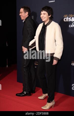 Kate Reda Reda Kateb and his wife attend the Cesar Film Awards 2020 at Salle ...