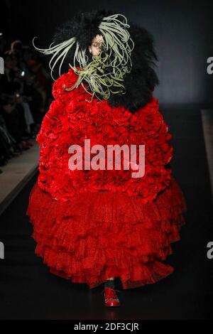 A model walks the runway during the Noir Key Ninomiya Women's Spring ...