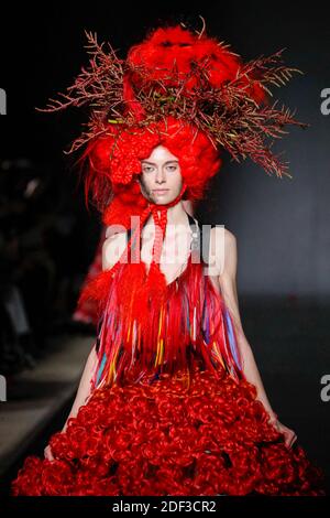 A model walks the runway during the Noir Key Ninomiya Women's Spring ...