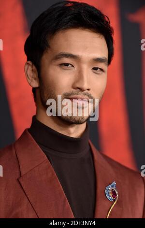 Yoson An attends the premiere of Disney's 'Mulan' at Dolby Theatre on March 09, 2020 in Los Angeles, CA, USA. Photo by Lionel Hahn/ABACAPRESS.COM Stock Photo