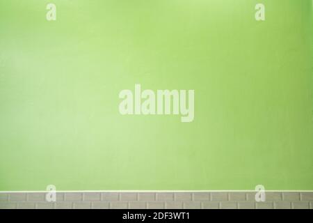 Green empty interior wall background empty space room studio for display product ad poster website template wallpaper background. Stock Photo