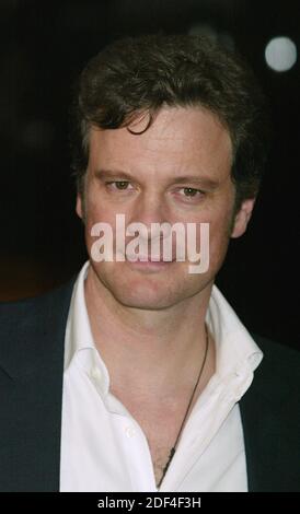 Colin Firth arriving at the world premiere of 'Love Actually' at The Ziegfeld Theatre in New York City on November 6, 2003.  Photo Credit: Henry McGee/MediaPunch Stock Photo