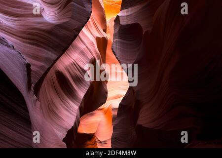 geography / travel, USA, Antelope canyon, sandstone Arizona, Additional-Rights-Clearance-Info-Not-Available Stock Photo