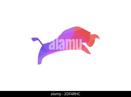 Bull. Bull head. Bull logo. Bull vector template Stock Vector