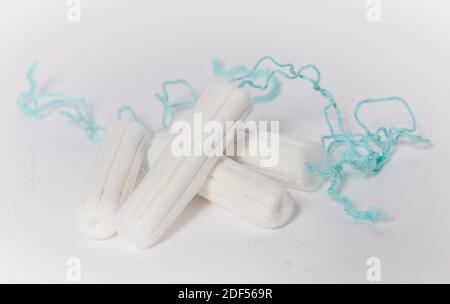 Berlin, Germany. 27th Nov, 2020. Tampons are on a table. Credit: Annette Riedl/dpa/Alamy Live News Stock Photo