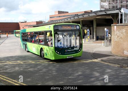 Stagecoach buses as Kilmarnock, East Ayrshire, Scotland, UK Stock Photo