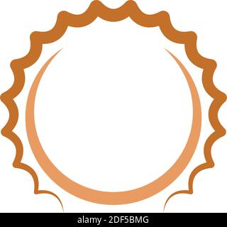 bottle cap logo vector icon symbol sign Stock Vector