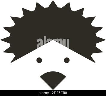 hedgehog logo icon symbol vector design Stock Vector