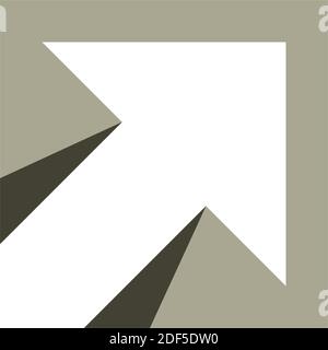 square arrow logo symbol icon vector Stock Vector