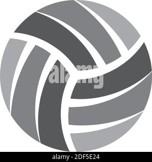 volleyball vector logo ball icon symbol design Stock Vector