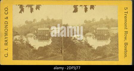 View at Winchendon, Mass., still image, Stereographs, 1850 - 1930, G. J. Raymond & Co Stock Photo