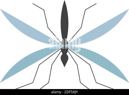mosquito logo icon vector design element Stock Vector